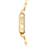 Damen Quarzuhr gelbgold Edelstahl gelbgold