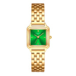 Damen Quarzuhr gelbgold Edelstahl gelbgold