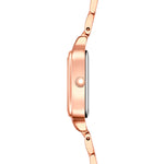 Damen Quarzuhr roségold Edelstahl roségold