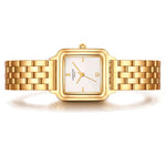 Damen Quarzuhr gelbgold Edelstahl gelbgold