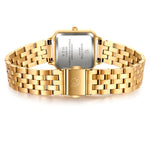 Damen Quarzuhr gelbgold Edelstahl gelbgold