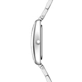 Damen Quarzuhr silber Edelstahl silber