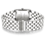 Damen Quarzuhr silber Edelstahl silber