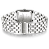Damen Quarzuhr silber Edelstahl silber