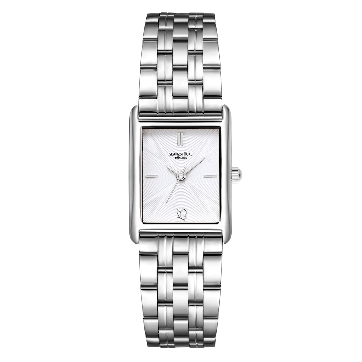 Damen Quarzuhr silber Edelstahl silber
