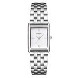 Damen Quarzuhr silber Edelstahl silber