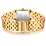 Damen Quarzuhr gelbgold Edelstahl gelbgold