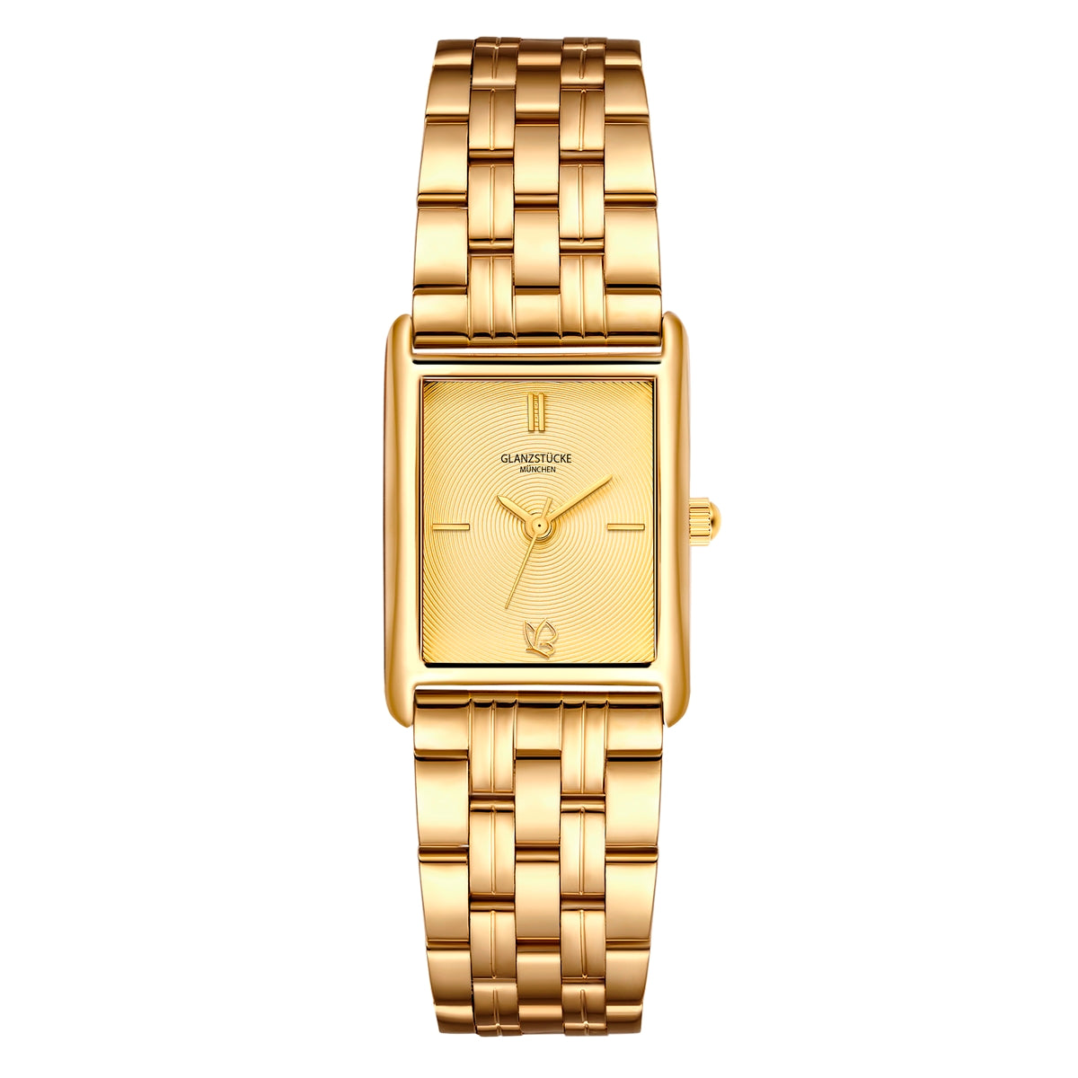 Damen Quarzuhr gelbgold Edelstahl gelbgold