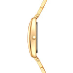 Damen Quarzuhr gelbgold Edelstahl gelbgold