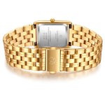 Damen Quarzuhr gelbgold Edelstahl gelbgold