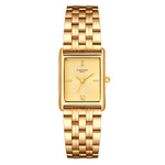Damen Quarzuhr gelbgold Edelstahl gelbgold