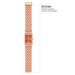 Damen Quarzuhr roségold Edelstahl roségold