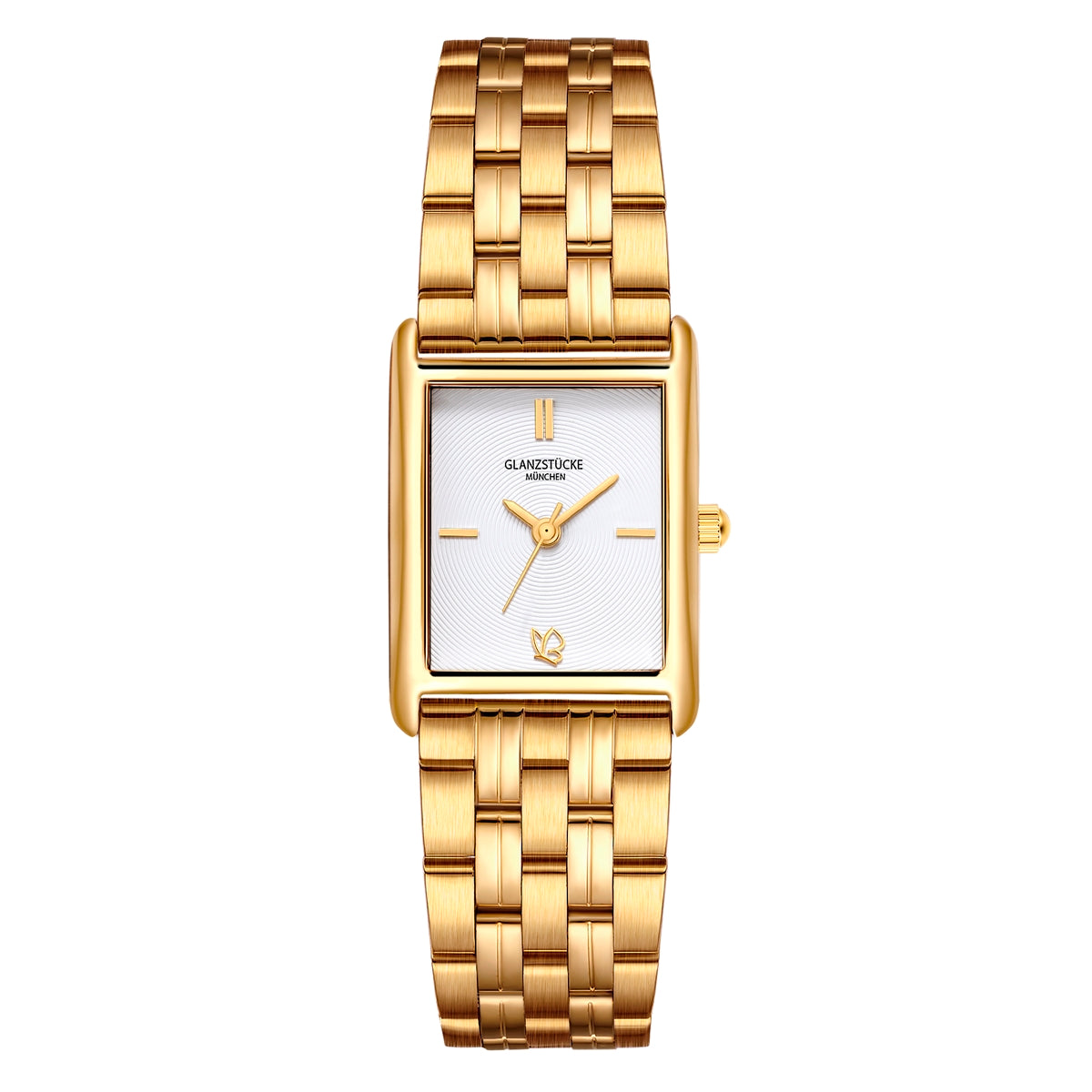Damen Quarzuhr gelbgold Edelstahl gelbgold