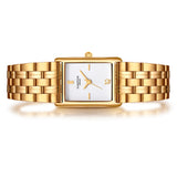 Damen Quarzuhr gelbgold Edelstahl gelbgold