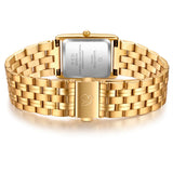 Damen Quarzuhr gelbgold Edelstahl gelbgold