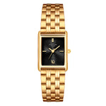 Damen Quarzuhr gelbgold Edelstahl gelbgold