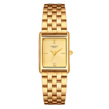 Damen Quarzuhr gelbgold Edelstahl gelbgold