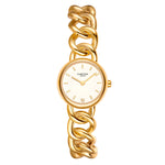 Damen Quarzuhr gelbgold Edelstahl gelbgold