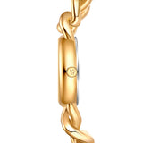 Damen Quarzuhr gelbgold Edelstahl gelbgold