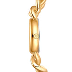 Damen Quarzuhr gelbgold Edelstahl gelbgold