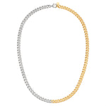 Kette Sterling Silber bicolor