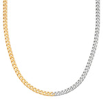 Kette Sterling Silber bicolor