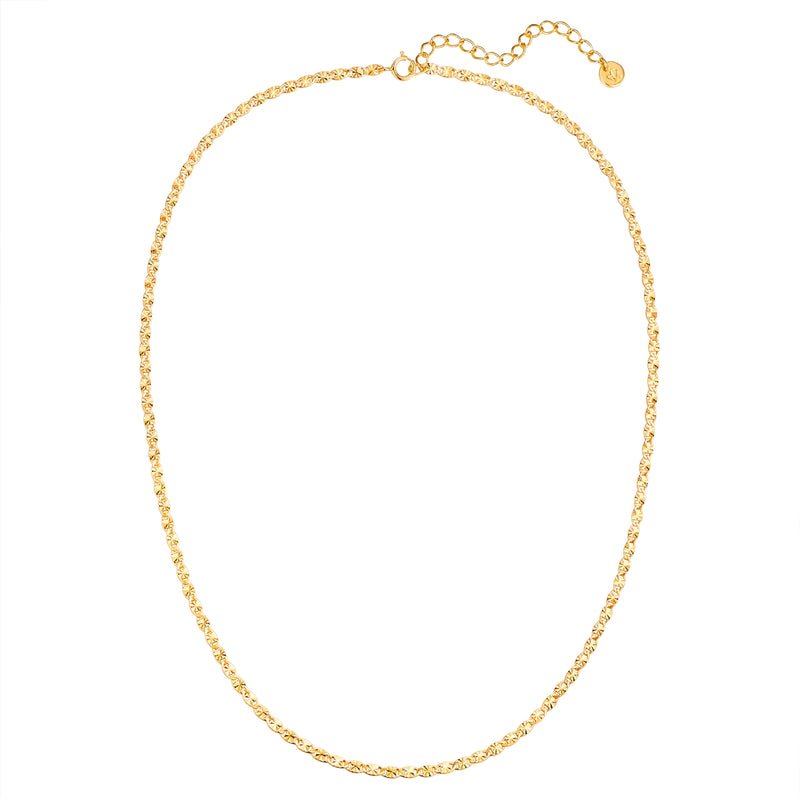 Kette Sterling Silber gelbgold