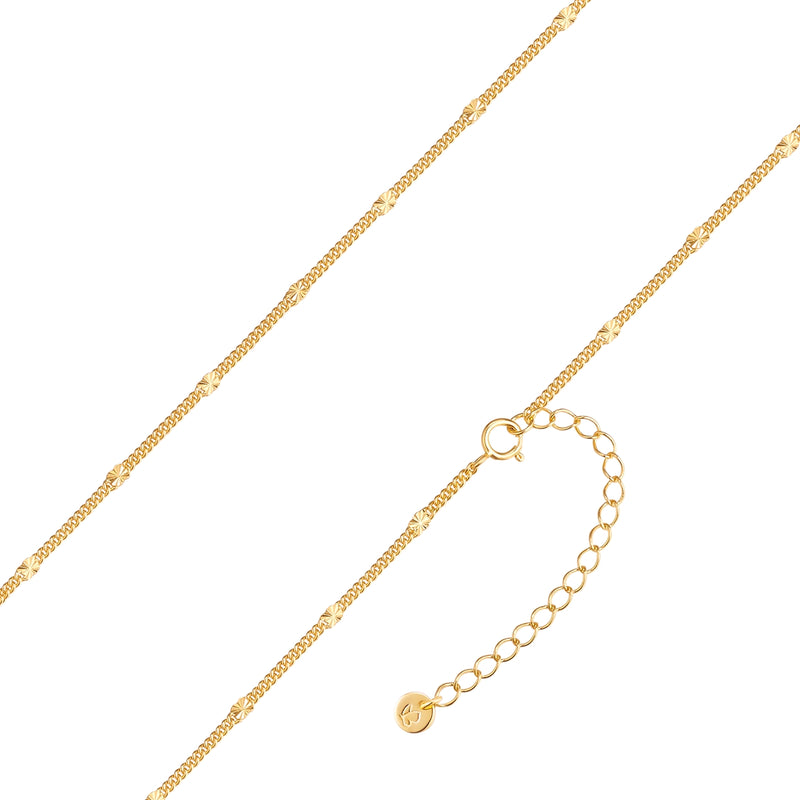 Kette Sterling Silber gelbgold