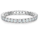 Ring Sterling Silber Zirkonia weiß