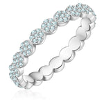 Ring Sterling Silber Zirkonia weiß