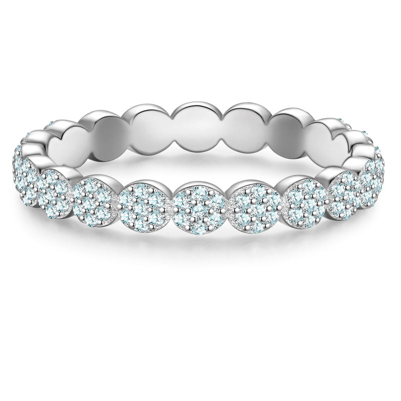 Ring Sterling Silber Zirkonia weiß