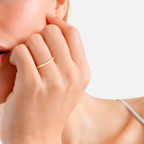 Ring Sterling Silber gelbgold
