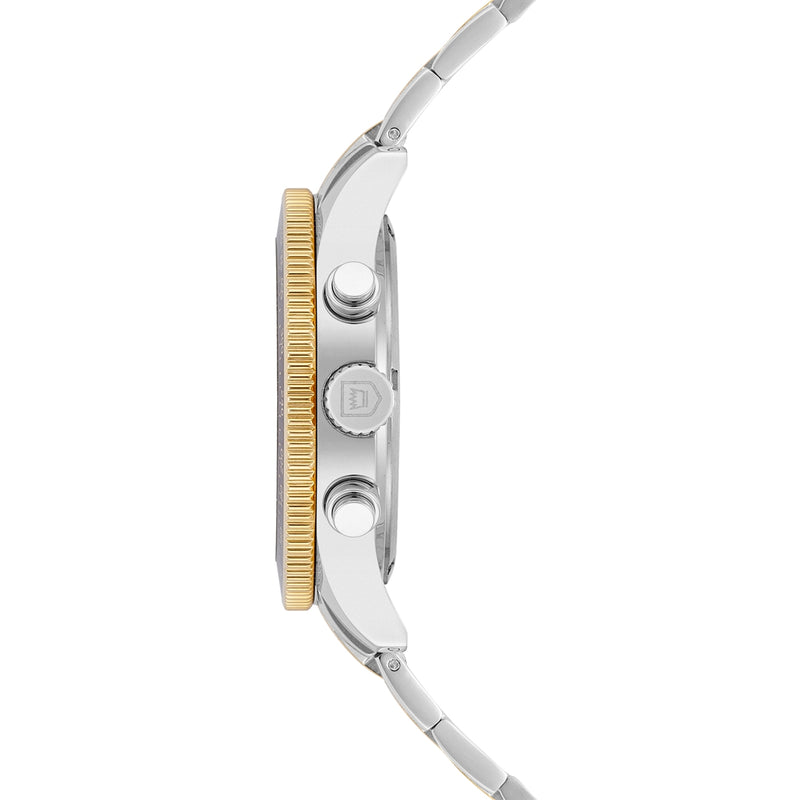 Herren Chronograph bicolor Edelstahl bicolor