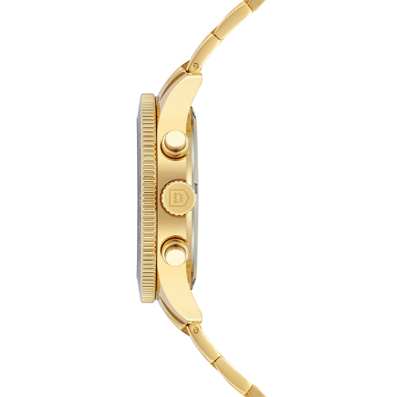 Herren Chronograph gelbgold Edelstahl gelbgold