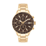 Herren Chronograph gelbgold Edelstahl gelbgold
