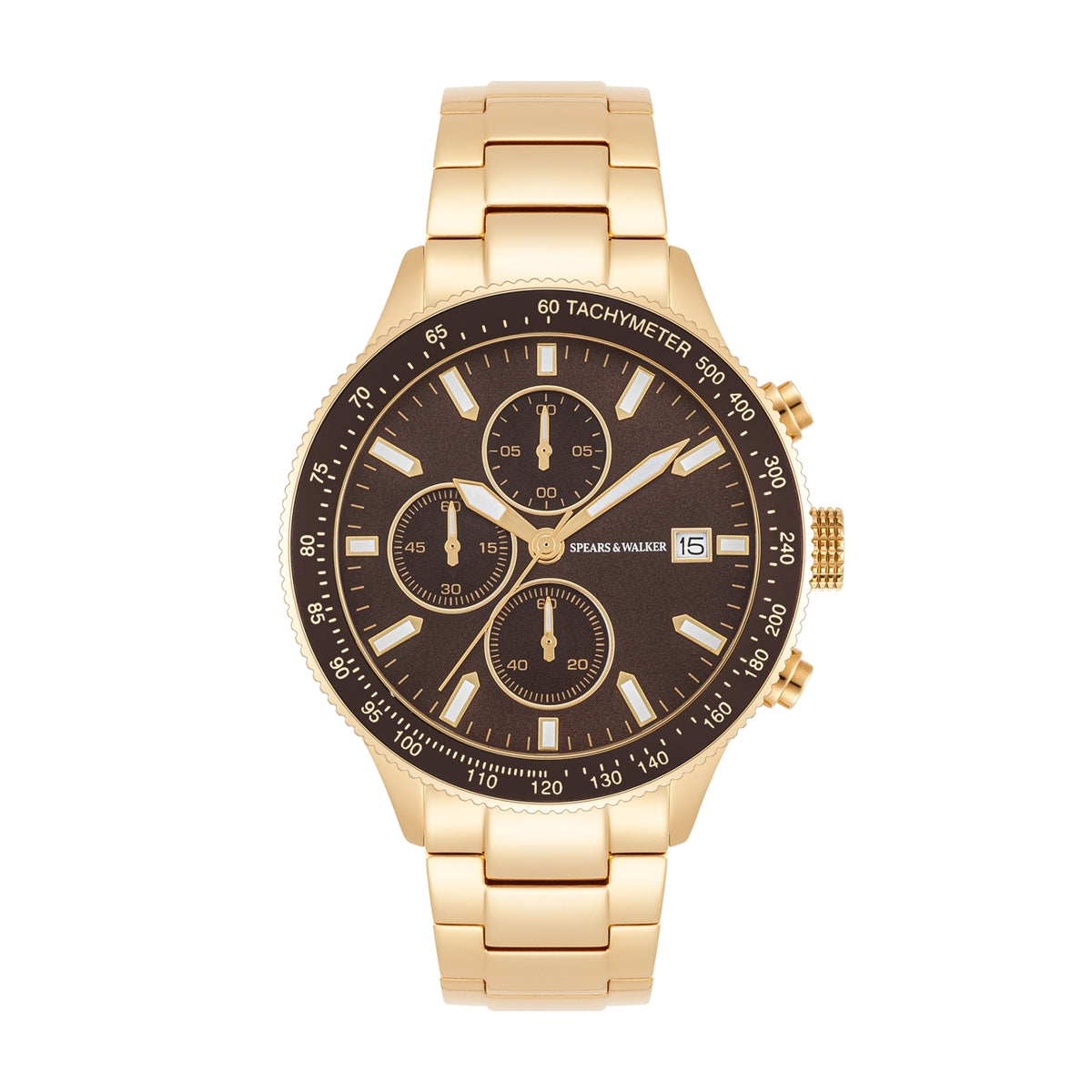 Herren Chronograph gelbgold Edelstahl gelbgold