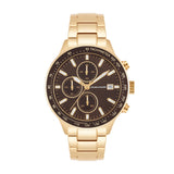 Herren Chronograph gelbgold Edelstahl gelbgold