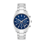 Herren Chronograph silber Edelstahl silber