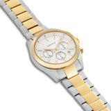 Herren Chronograph bicolor Edelstahl bicolor