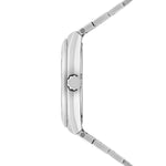 Herren Quarzuhr silber Edelstahl silber