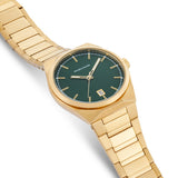 Herren Quarzuhr gelbgold Edelstahl gelbgold