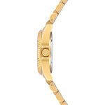 Damen Quarzuhr gelbgold Edelstahl gelbgold