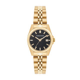 Damen Quarzuhr gelbgold Edelstahl gelbgold
