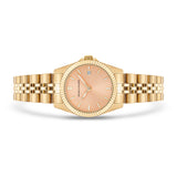Damen Quarzuhr gelbgold Edelstahl gelbgold