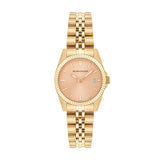 Damen Quarzuhr gelbgold Edelstahl gelbgold