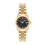 Damen Quarzuhr gelbgold Edelstahl gelbgold