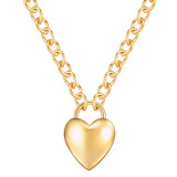 Kette mit Anhänger gelbgold