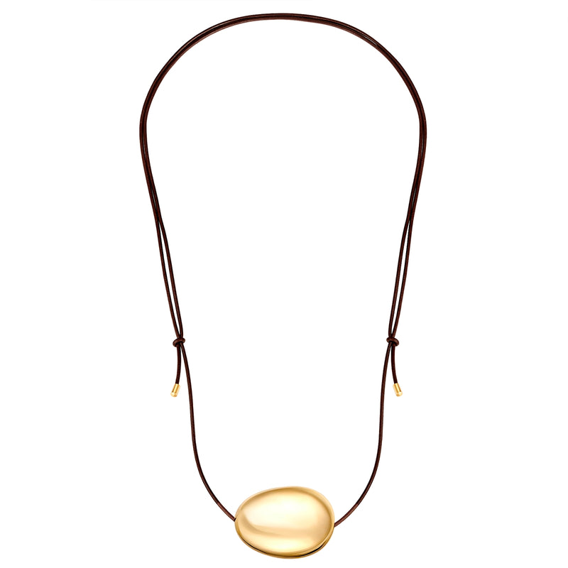 Kette mit Anhänger gelbgold