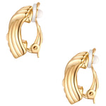 Ohrclips gelbgold