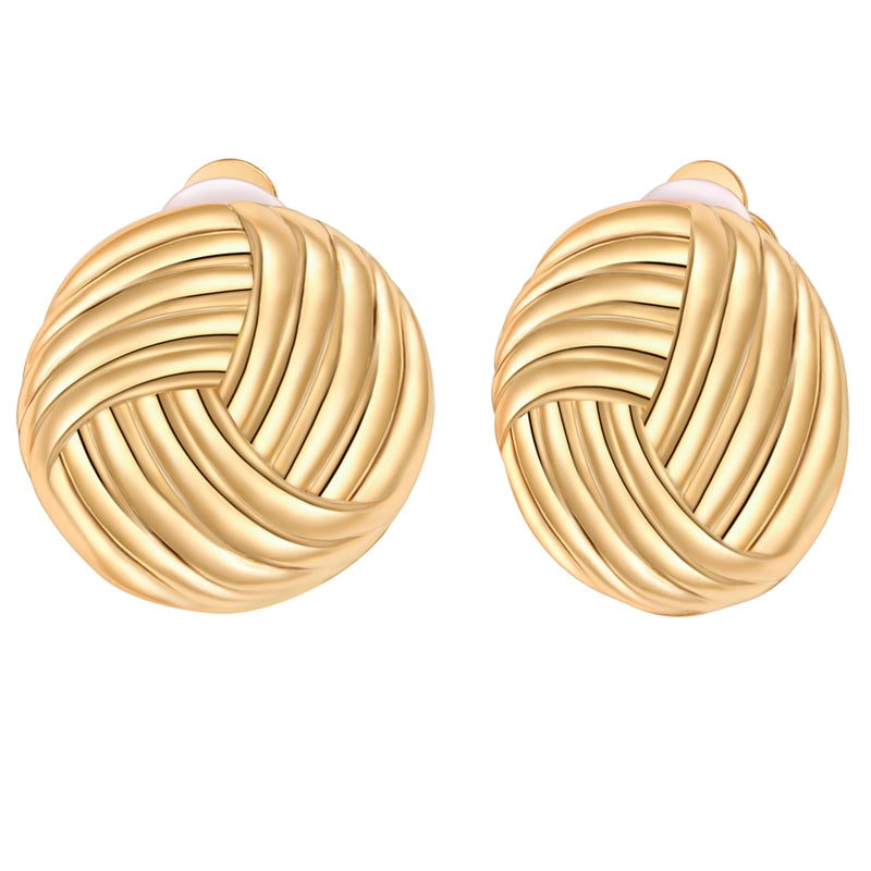 Ohrclips gelbgold